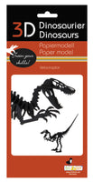 3D Paper Model Velociraptor