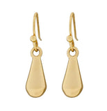 Ear Sense Earring F3-309 Gold Teardrop on French Hook Earrings