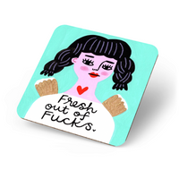 Disrupted Industries Funny Coasters