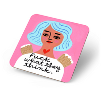 Disrupted Industries Funny Coasters