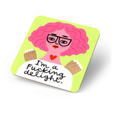 Disrupted Industries Funny Coasters