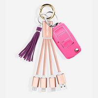 Ellie Rose Keychain 3-in-1 Cable