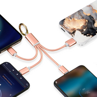 Ellie Rose Keychain 3-in-1 Cable