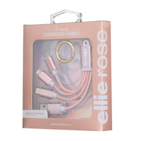 Ellie Rose Keychain 3-in-1 Cable