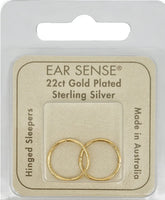 Ear Sense Earring SL13GP Gold Sleeper Medium 13mm