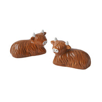 Bramble Farm Highland Cow Salt & Pepper Set