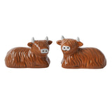 Bramble Farm Highland Cow Salt & Pepper Set