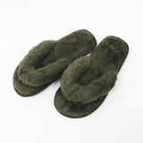 Honeydew Thong Plush Slippers