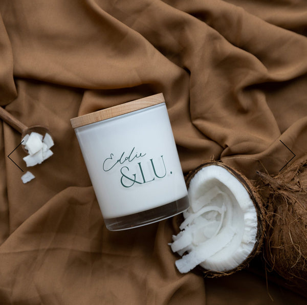 Eddie & Lu Coconut Wax Candle Warm Ginger