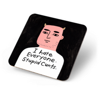 Disrupted Industries Funny Coasters