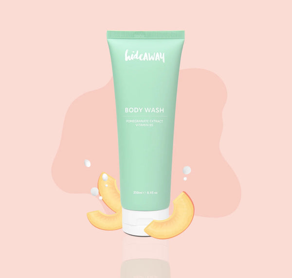 hideAWAY Peaches N Cream Body Wash Tube