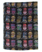 Multi Owls Reversible Scarf