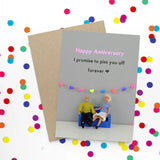 Jeffrey & Janice Cheeky Blank Card