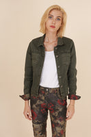 Onado Reversible Denim Jacket Summer Khaki
