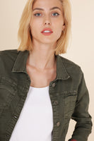 Onado Reversible Denim Jacket Summer Khaki