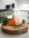 Eddie & Lu Coconut Wax Candle Mandarin & Basil - Large 265G