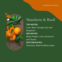 Eddie & Lu Mandarin & Basil Natural Hand & Body Wash