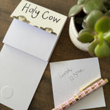 Alex Clark Holy Cow Mini Magnetic Notepad