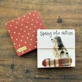 Alex Clark Spaniel Dog Mini Magnetic Notepad