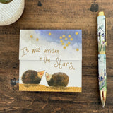 Alex Clark Stargazers Hedgehog Mini Magnetic Notepad