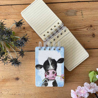 Alex Clark Cow & Daisy Small Sprial Notebook