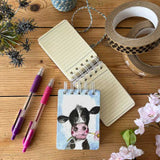 Alex Clark Cow & Daisy Small Sprial Notebook
