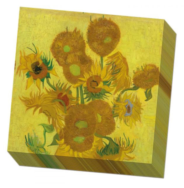 Bekking & Blitz Napkins - Sunflowers, Vincent van Gogh
