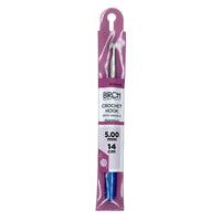 Birch Crochet Hooks Metal With Plastic Handle