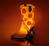 Rose Cowboy Boot Table Lamp