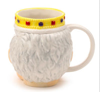 King Charles III Ceramic Head Shaped Handle Mug