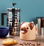 Mopps Pug Upside Down Ceramic Mug