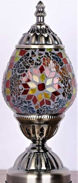Turkish Oval Mosaic Lamp - TL65