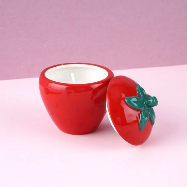 Strawberry Fields Tealight Candle