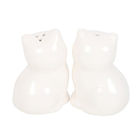 White Cat Salt & Pepper Shakers