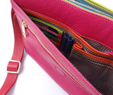 Prism Multi Coloured Cross Body Leather Satchel BC66