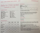 Crucci Baby to Child Jacket Knitting Pattern #2029