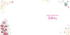 Pink Flowers Carnival Birthday Card