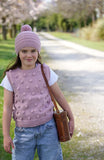 Little Cupcakes Freya Vest & Hat  Lf63 1-10 years Knitting Pattern