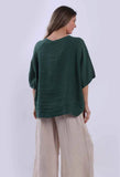 Anne + Kate Italian Rubicon Front Tie Linen Top