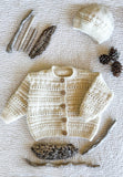 Baby Cakes Lowen Cardi & Hat Bc150 8ply 0-18 months Knitting Pattern