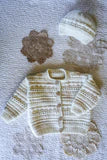 Baby Cakes Lowen Cardi & Hat Bc150 8ply 0-18 months Knitting Pattern