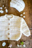 Baby Cakes Lowen Cardi & Hat Bc150 8ply 0-18 months Knitting Pattern
