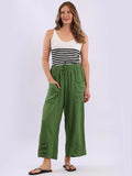 Anne + Kate Italian Wide Leg Linen Pant