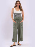 Anne + Kate Italian Wide Leg Linen Pant