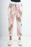Anne + Kate Italian Limited Edition Palm Print Pants 14-18