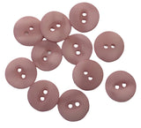 Abbey Polyester Concave Assorted 15mm Buttons