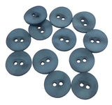 Abbey Polyester Concave Assorted 15mm Buttons