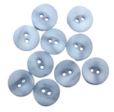 Abbey Polyester Concave Assorted 15mm Buttons