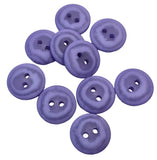 Abbey Polyester Concave Assorted 15mm Buttons