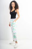 Anne + Kate Italian Limited Edition Snowflake Green Pants 14-18